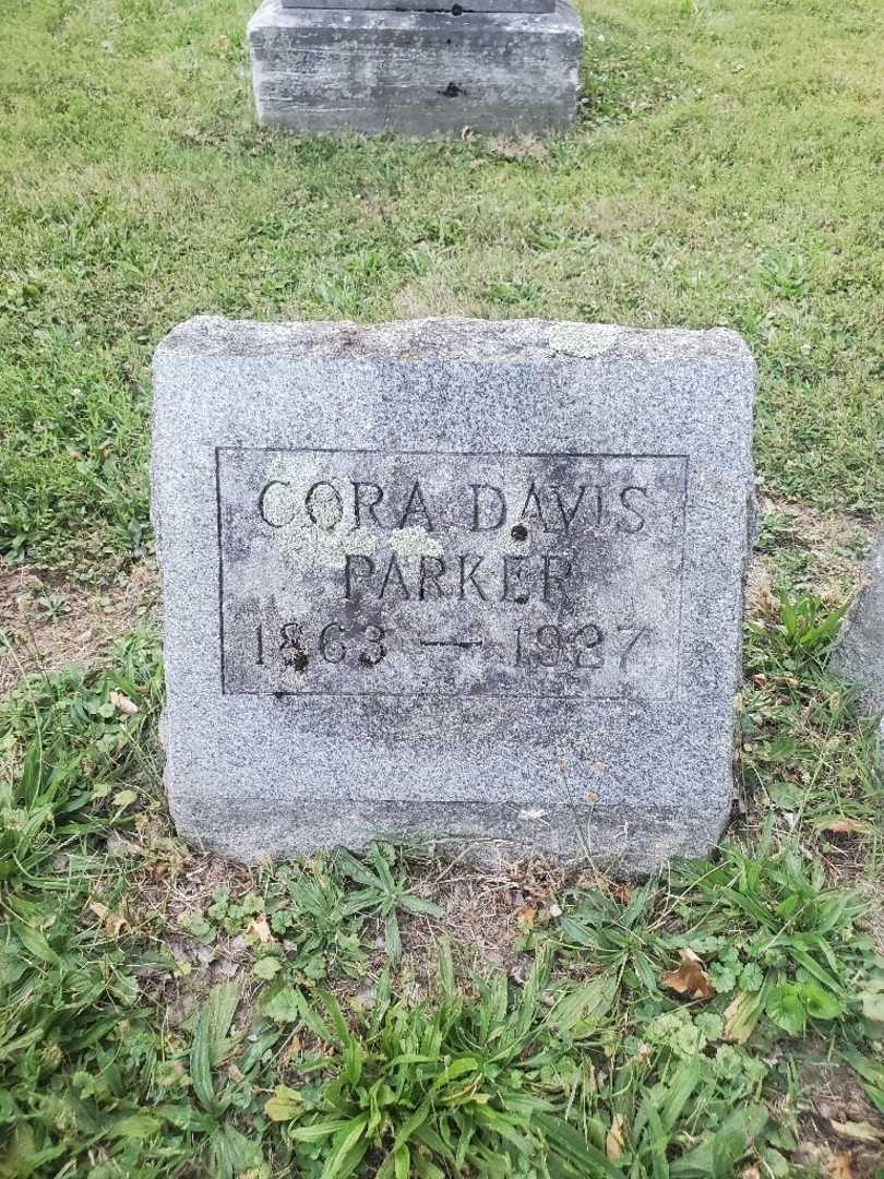 Cora Davis Parker Vibbert's grave. Photo 5