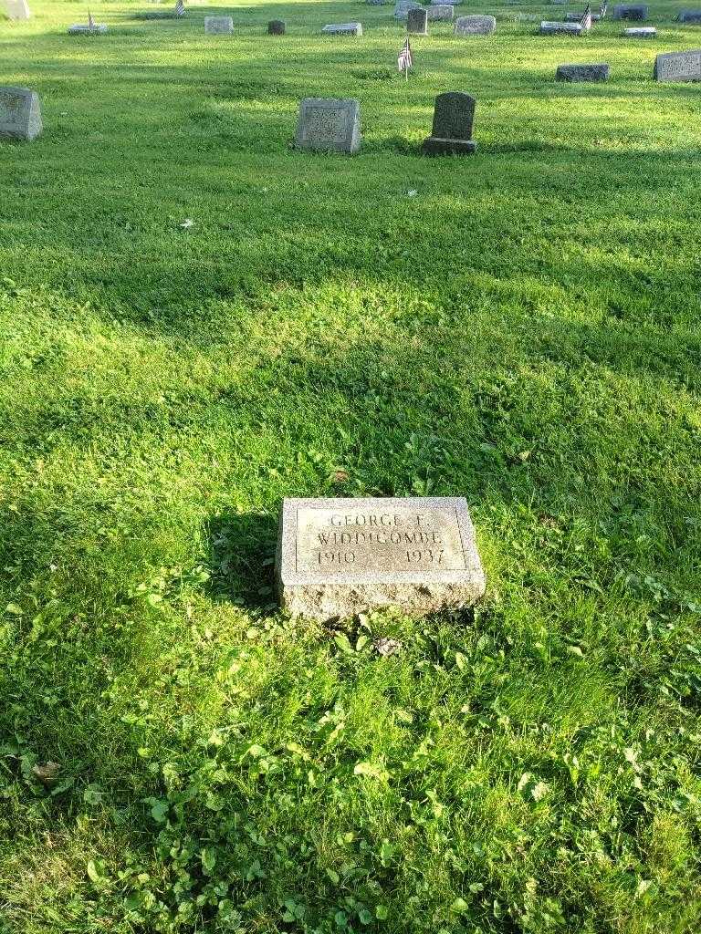 George F. Widdicombe's grave. Photo 1