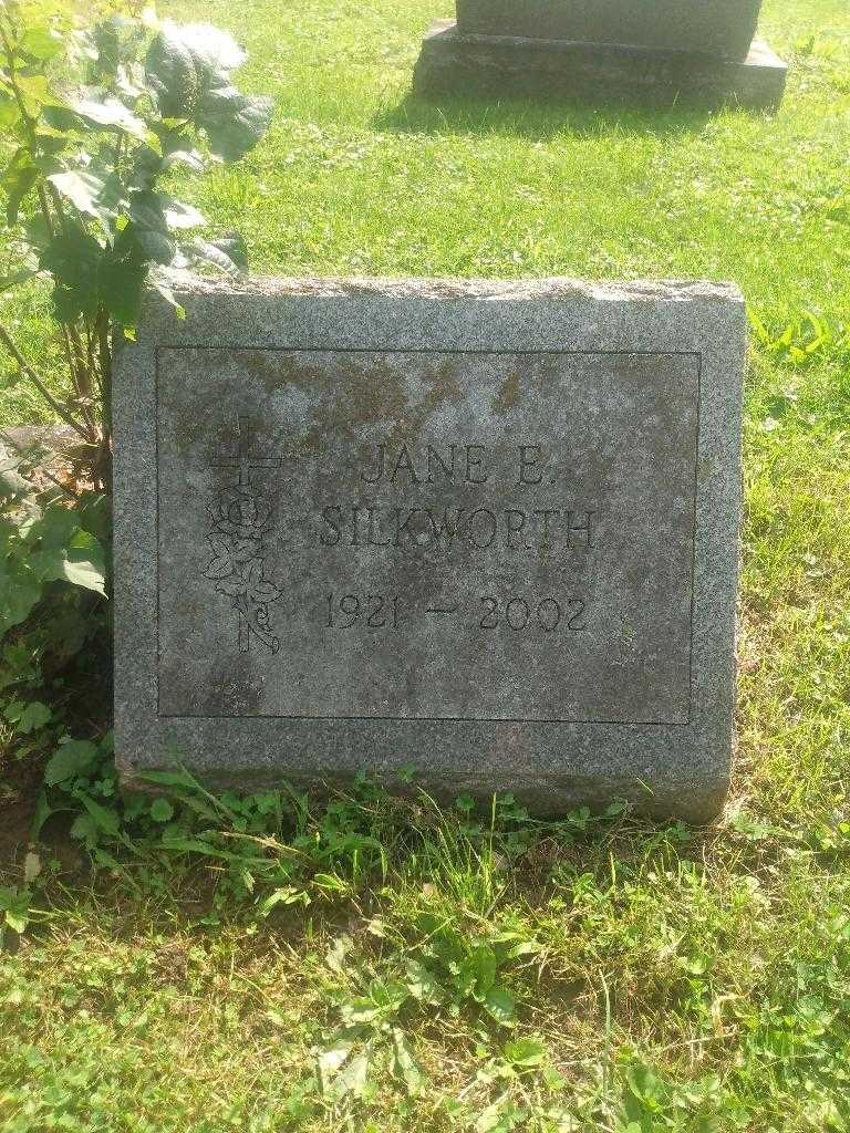 Jane E. Silkworth's grave. Photo 2