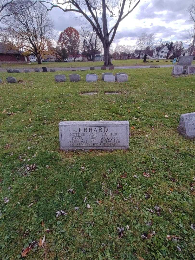 August Erhard's grave. Photo 2