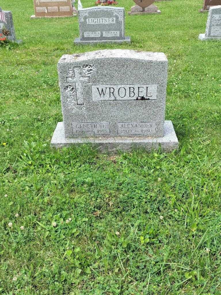 Alexander Wrobel's grave. Photo 3