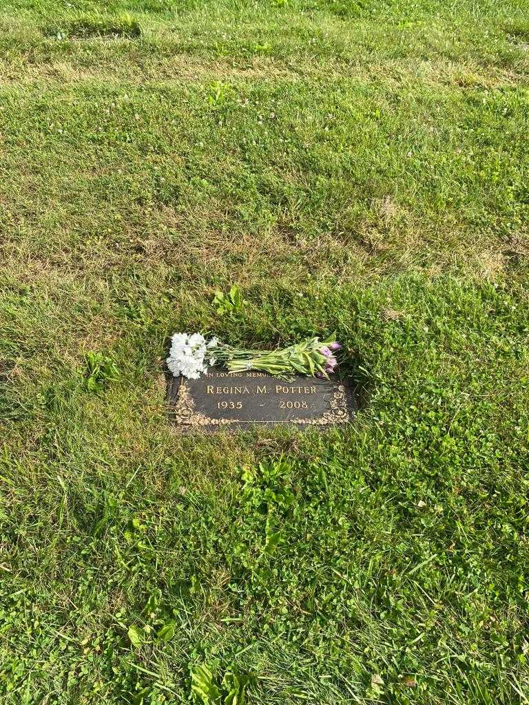 Regina M. Potter's grave. Photo 2