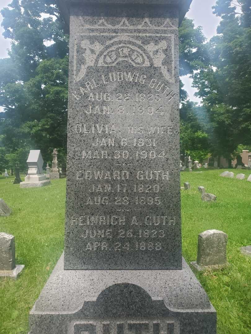 Karl Ludwig Guth's grave. Photo 3