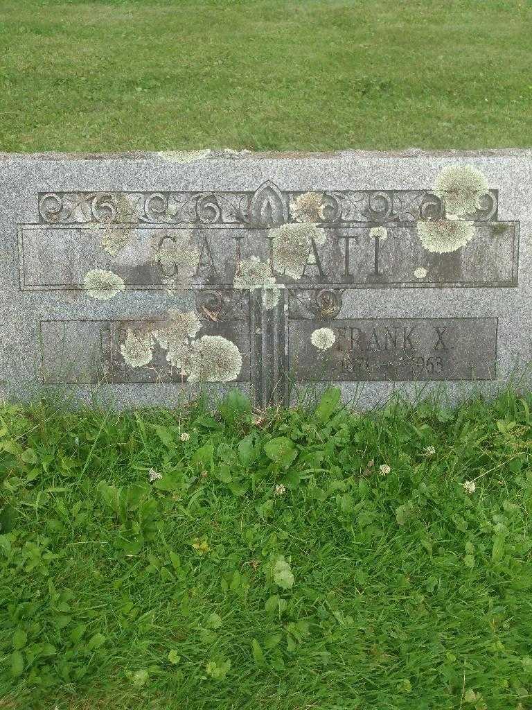 Ursula Gallati's grave. Photo 3