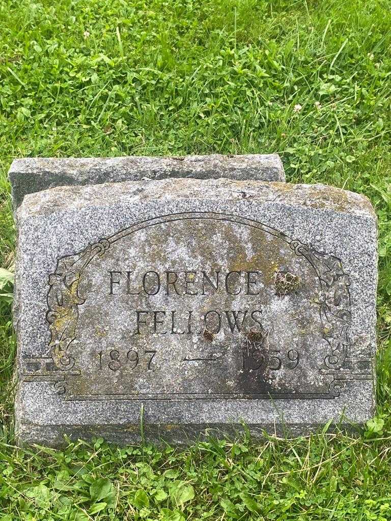 Florence E. Fellows's grave. Photo 3