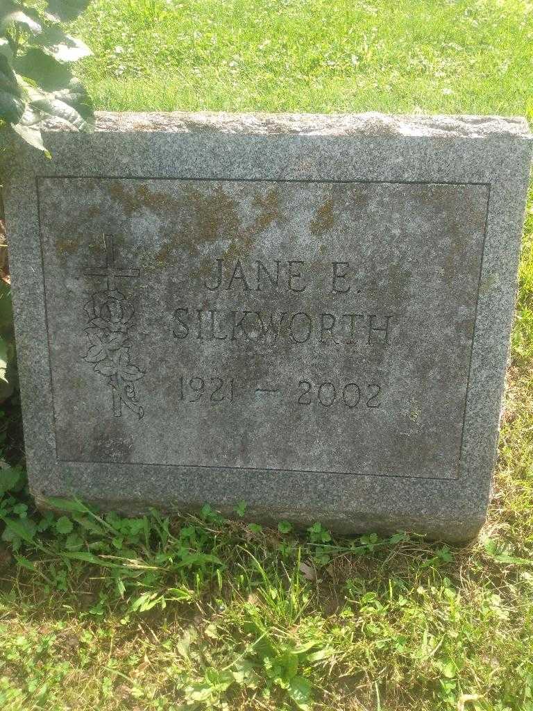 Jane E. Silkworth's grave. Photo 3