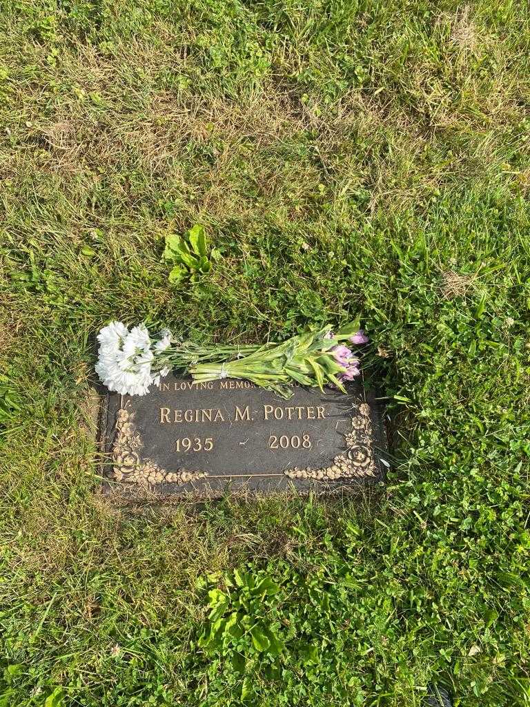 Regina M. Potter's grave. Photo 3