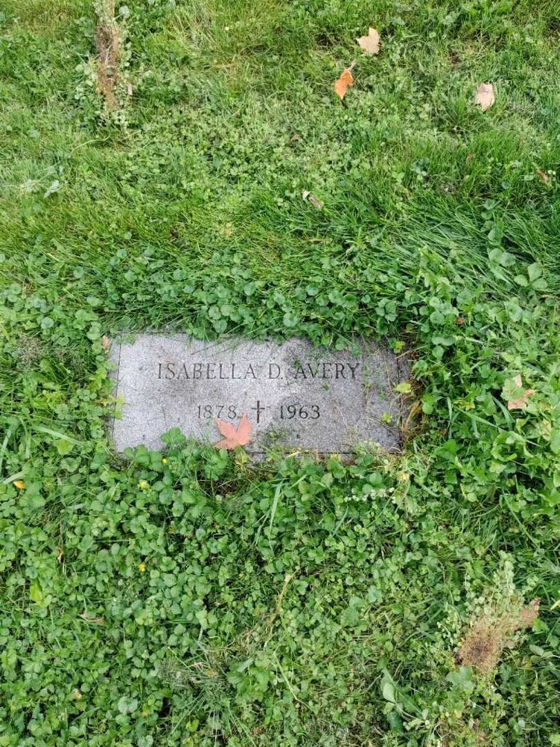 Isabella D. Avery's grave. Photo 2