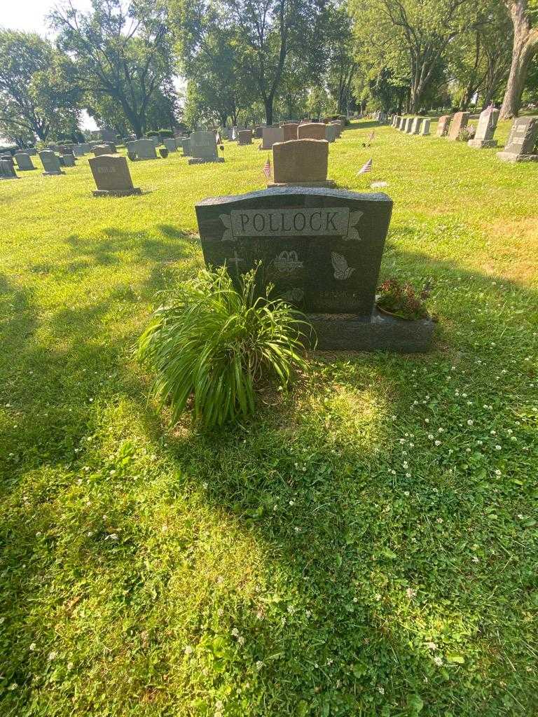 Frank E. Pollock's grave. Photo 1