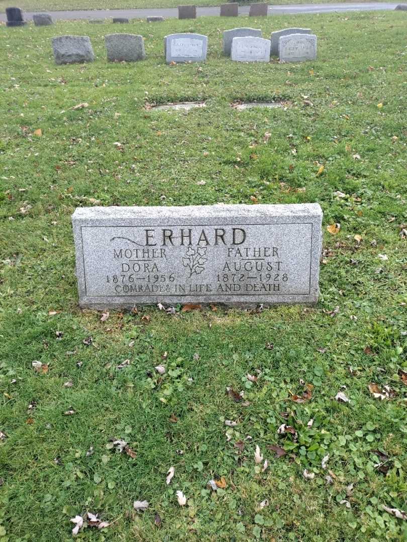 August Erhard's grave. Photo 3