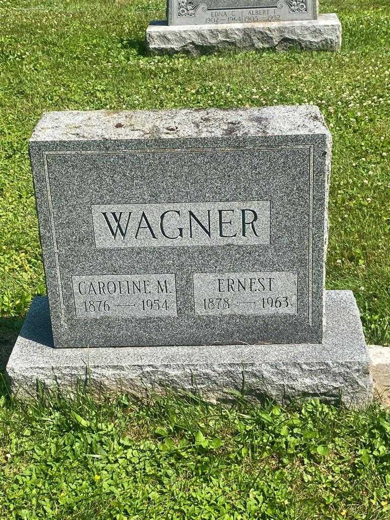 Ernest Wagner's grave. Photo 3