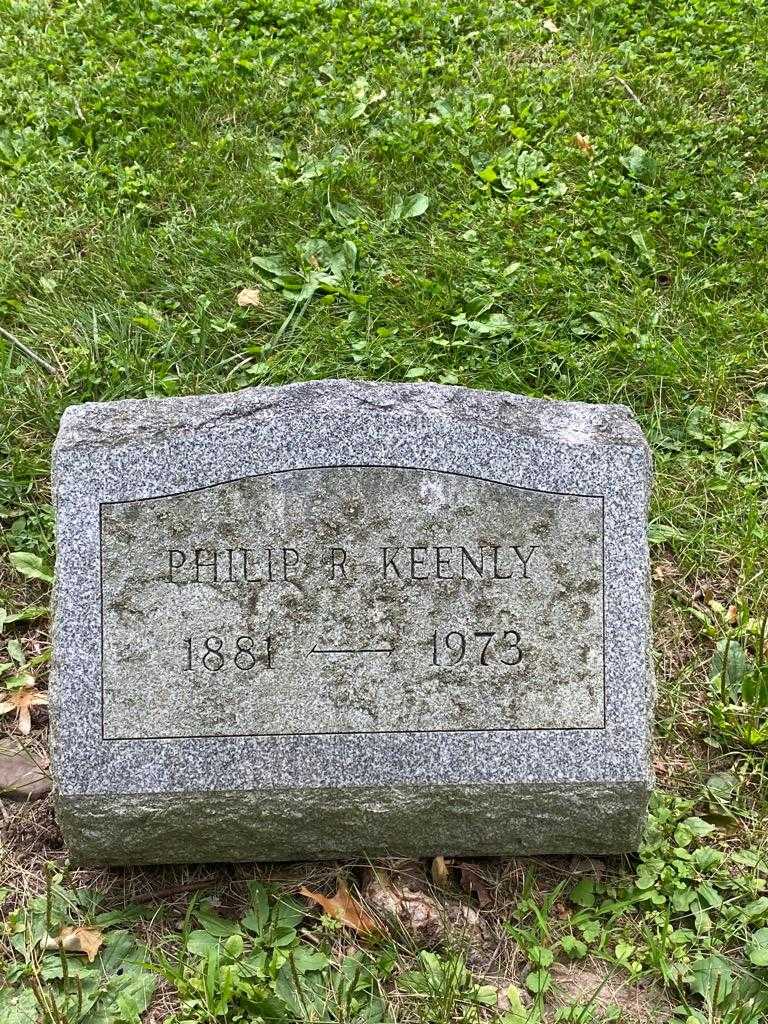 Philip R. Keenly's grave. Photo 3
