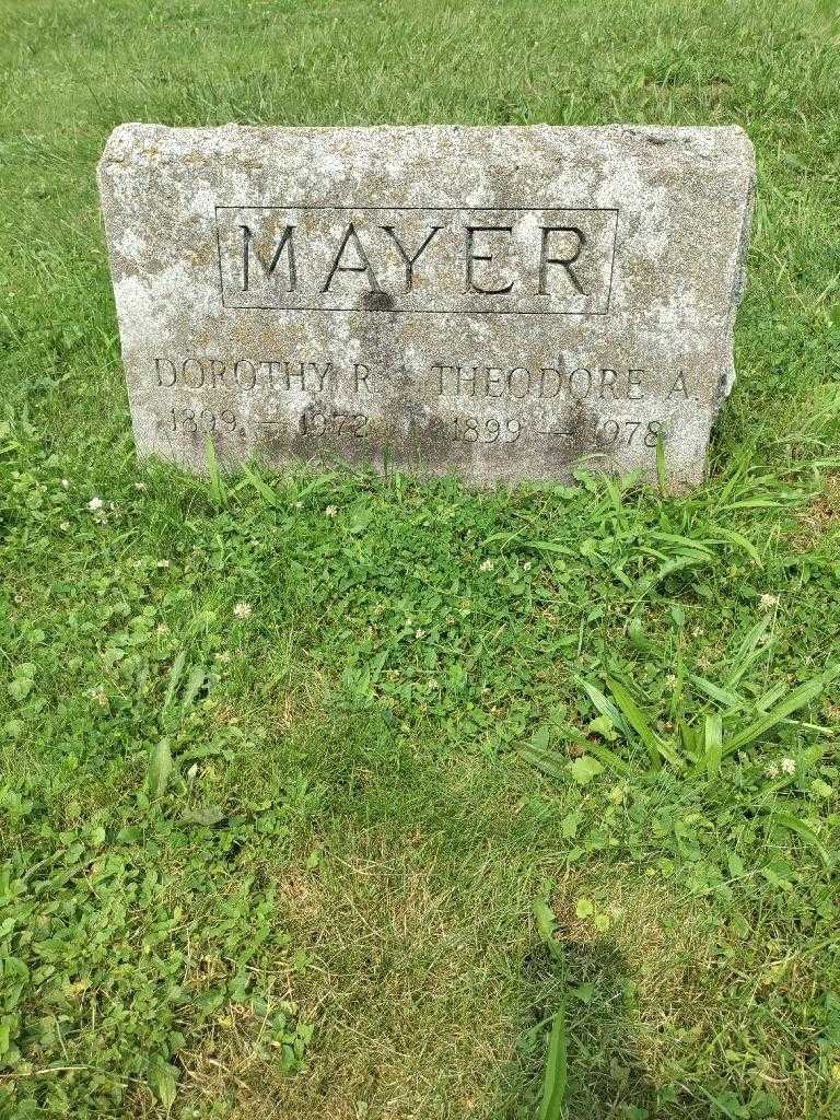 Dorothy R. Mayer's grave. Photo 1