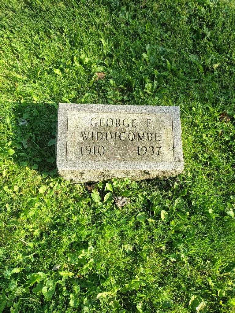 George F. Widdicombe's grave. Photo 2