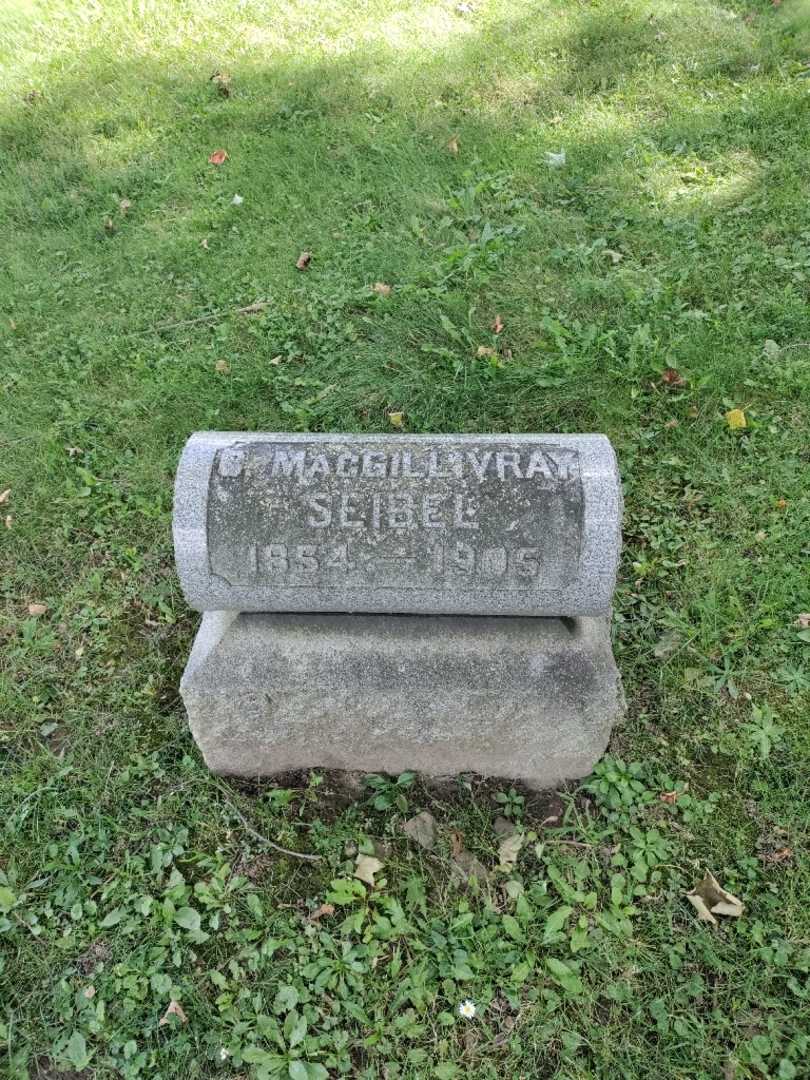 Christie Macgillivray Seibel's grave. Photo 2