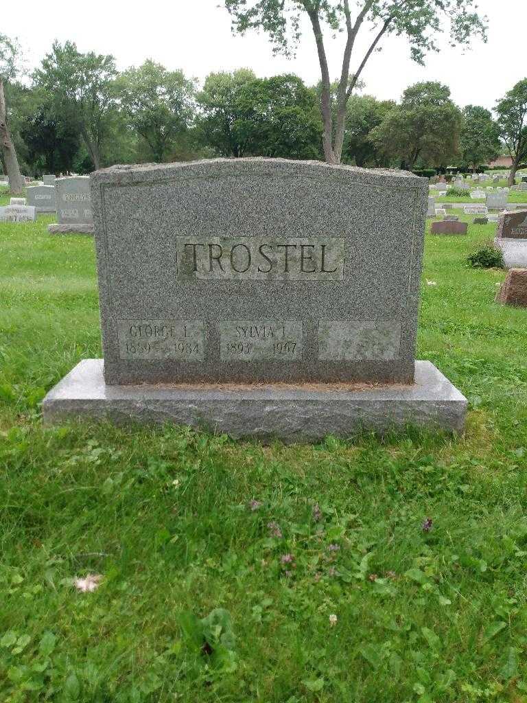 George L. Trostel's grave. Photo 2