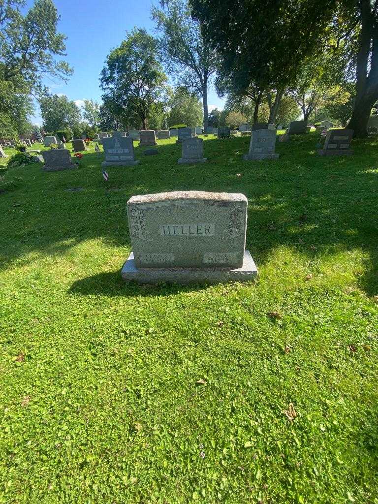 Ernest J. Heller's grave. Photo 1