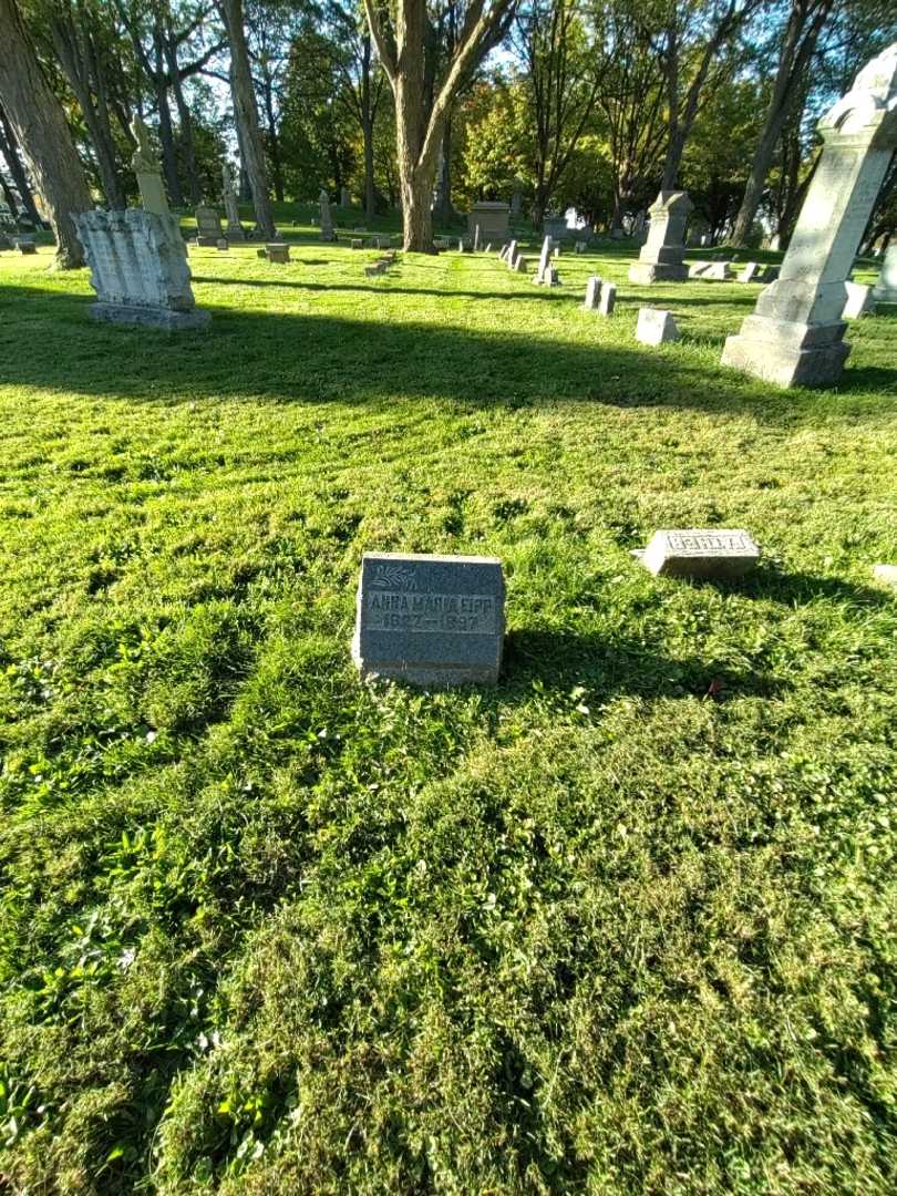 Anna Maria Eipp's grave. Photo 1