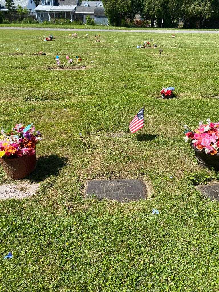 Ronald . Ludwig's grave. Photo 2