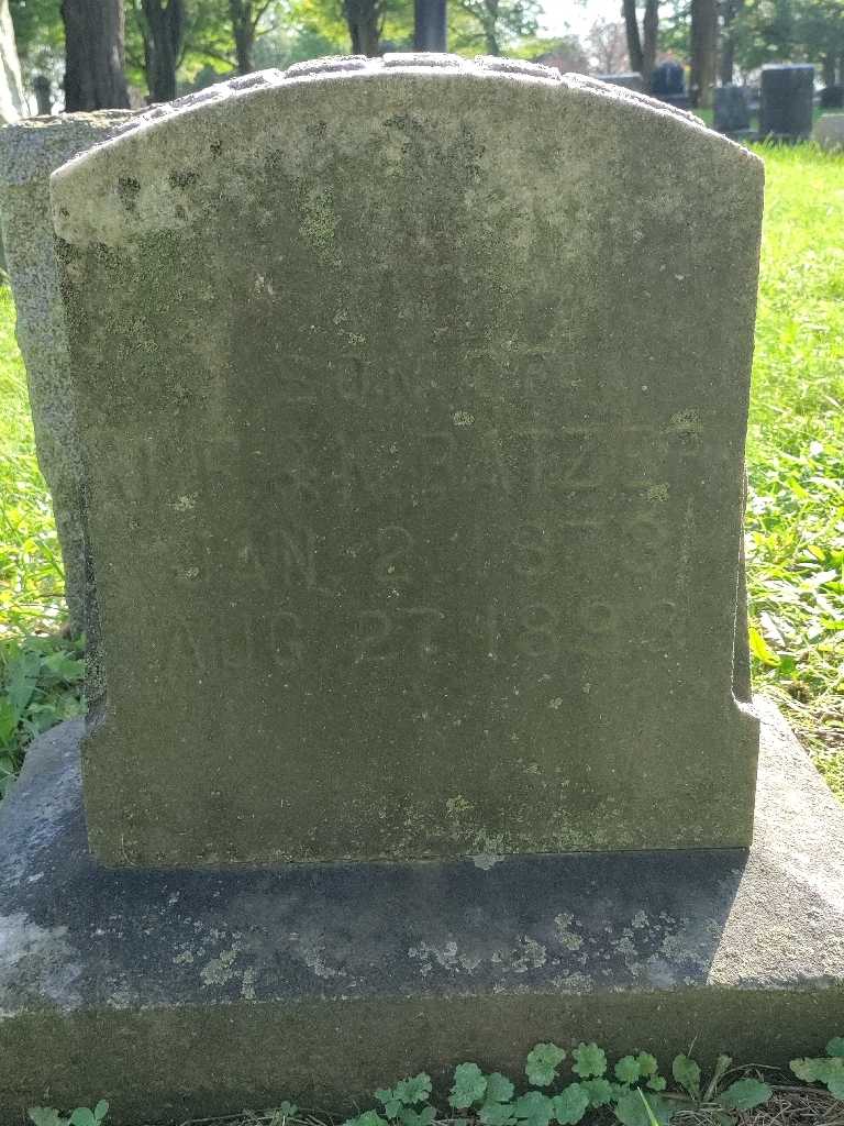 Frederick J. Batzer's grave. Photo 3