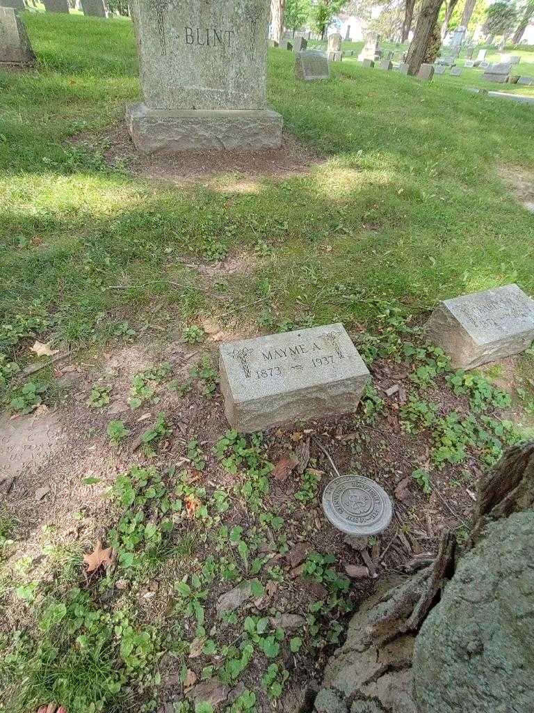 Mayme A. Blint's grave. Photo 1