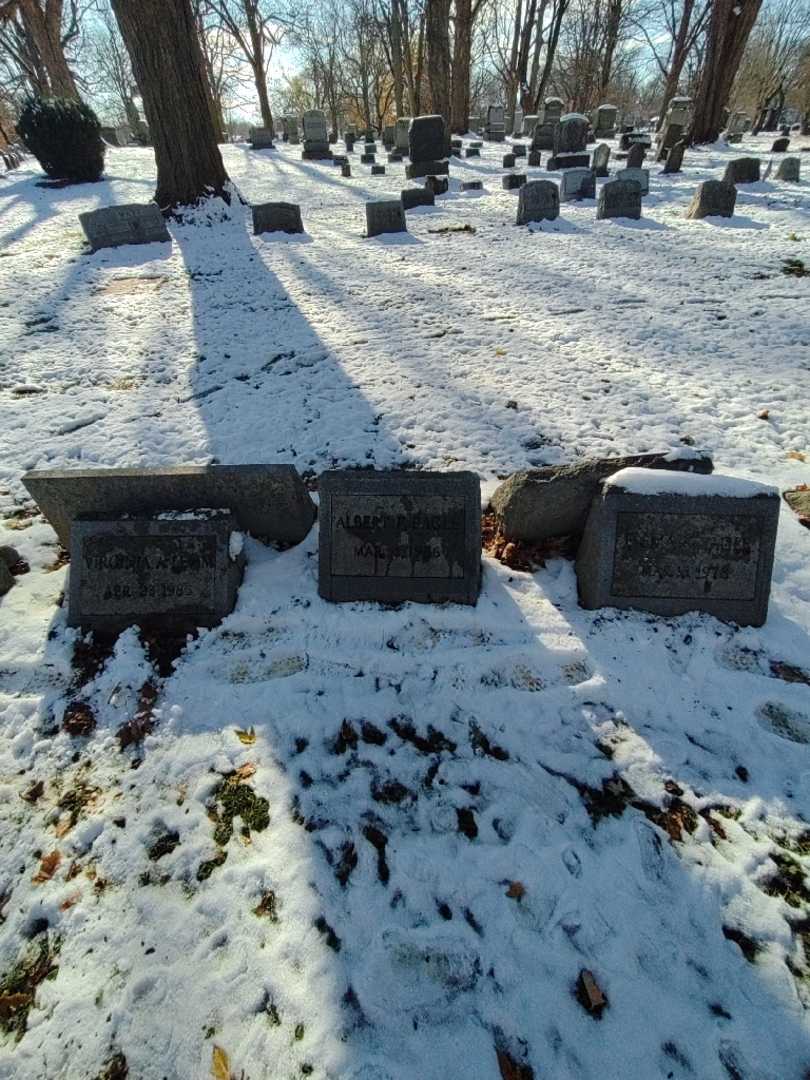 Albert F. Eagle's grave. Photo 1