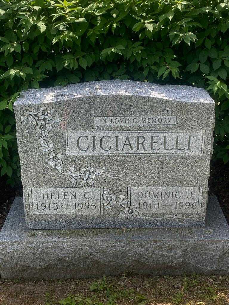 Dominic J. Ciciarelli's grave. Photo 3