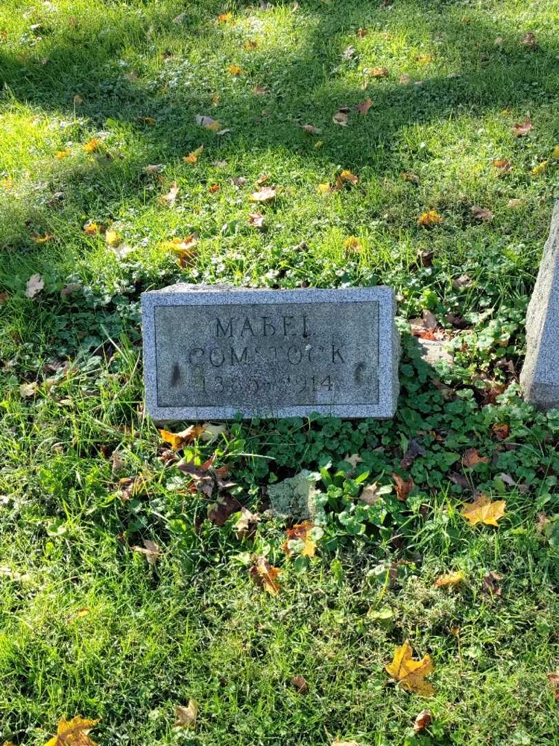 Mabel I. Comstock's grave. Photo 2