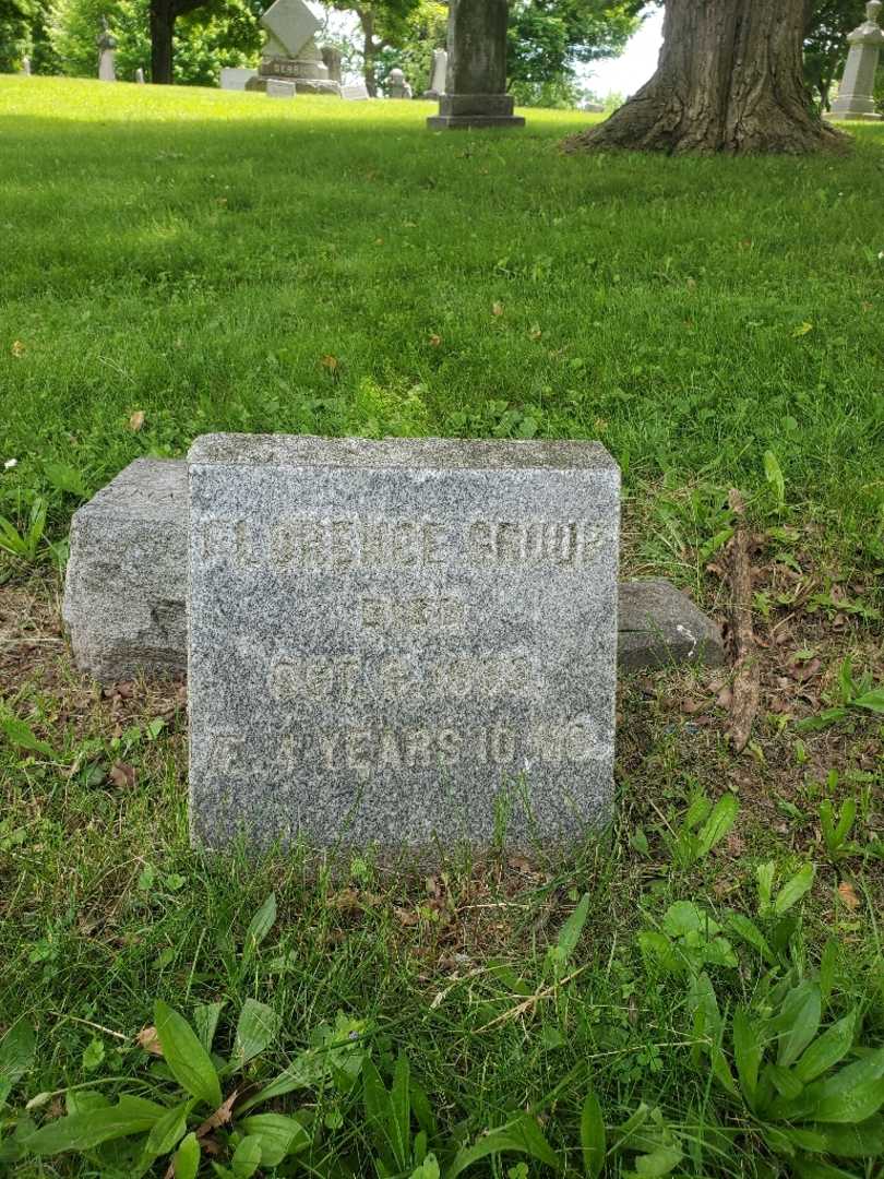 Anna B. Group's grave. Photo 1