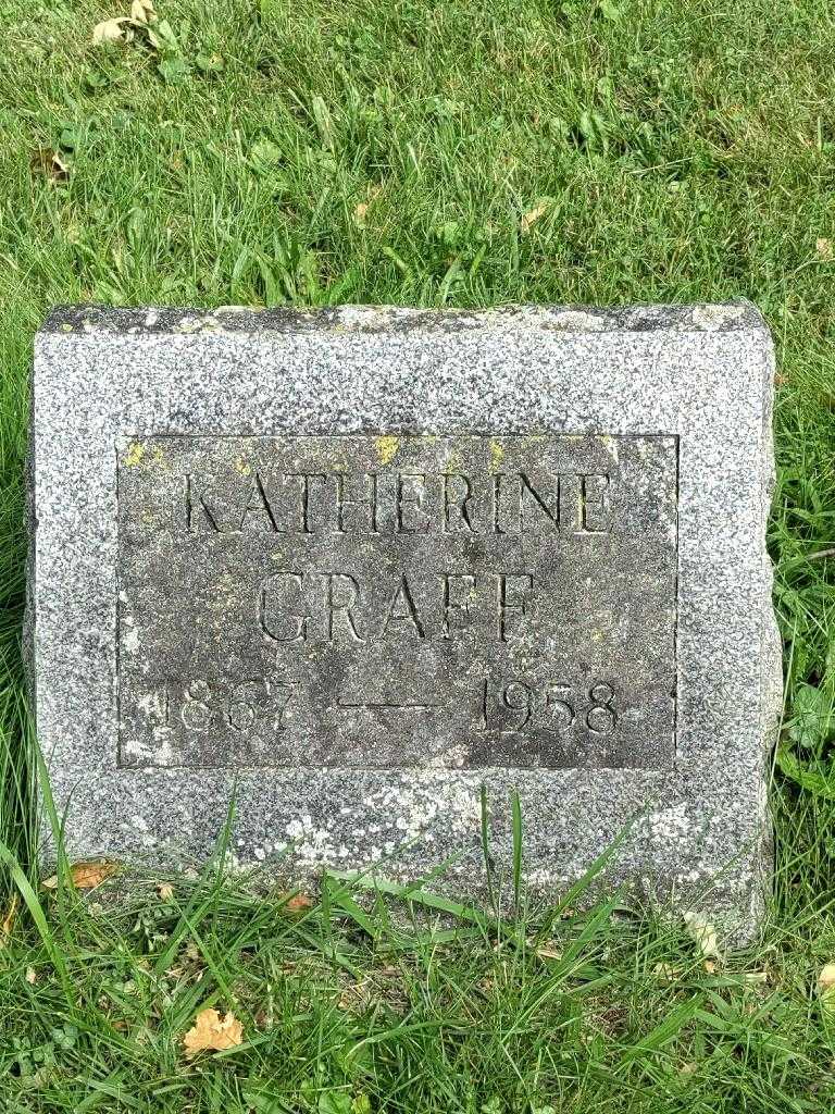 Katherine E. Graff's grave. Photo 3