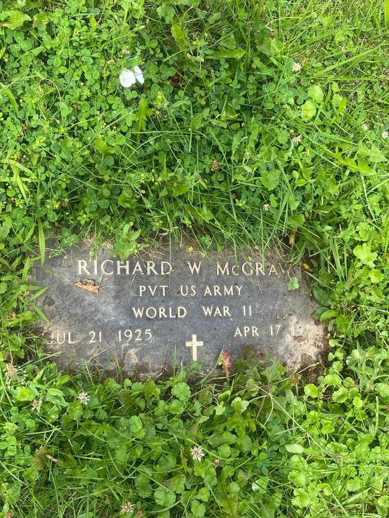 Richard Ward McGraw's grave. Photo 2