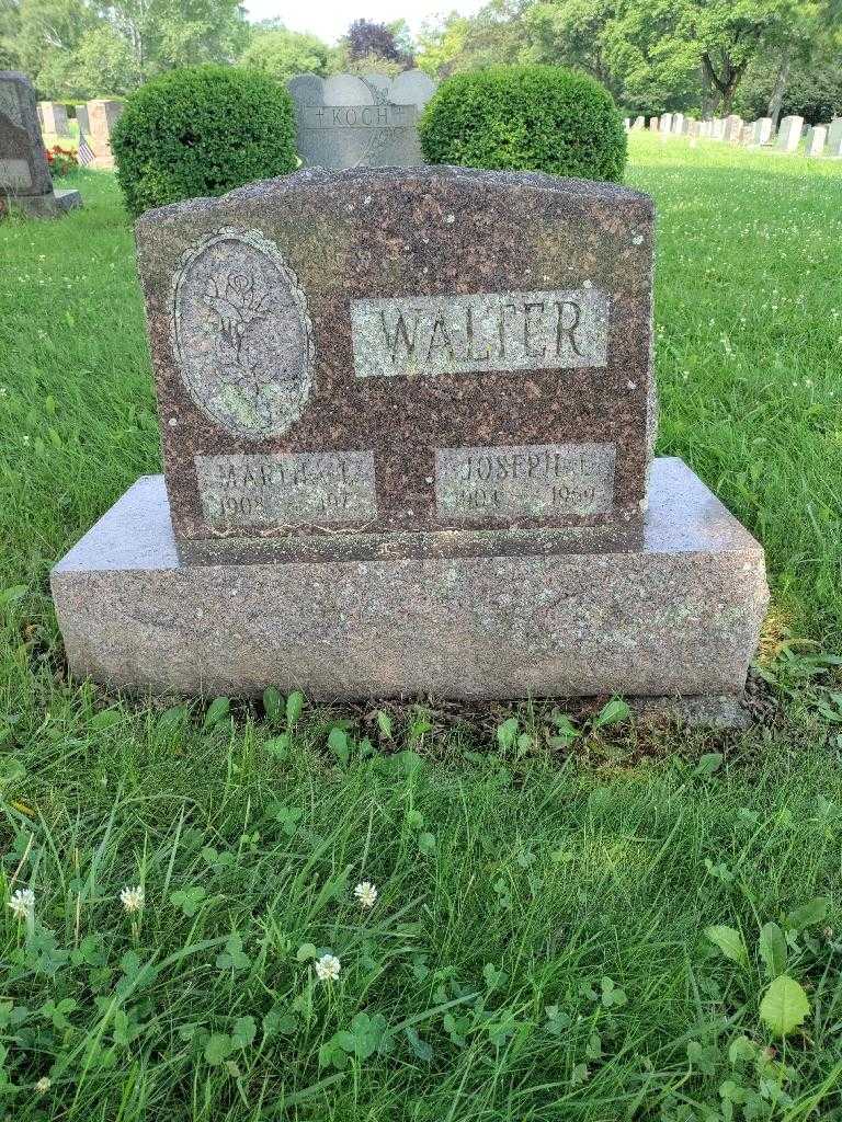 Joseph J. Walter's grave. Photo 1