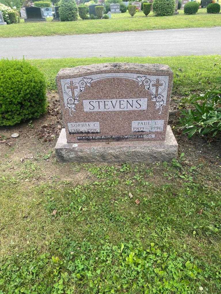 Paul C. Stevens's grave. Photo 2