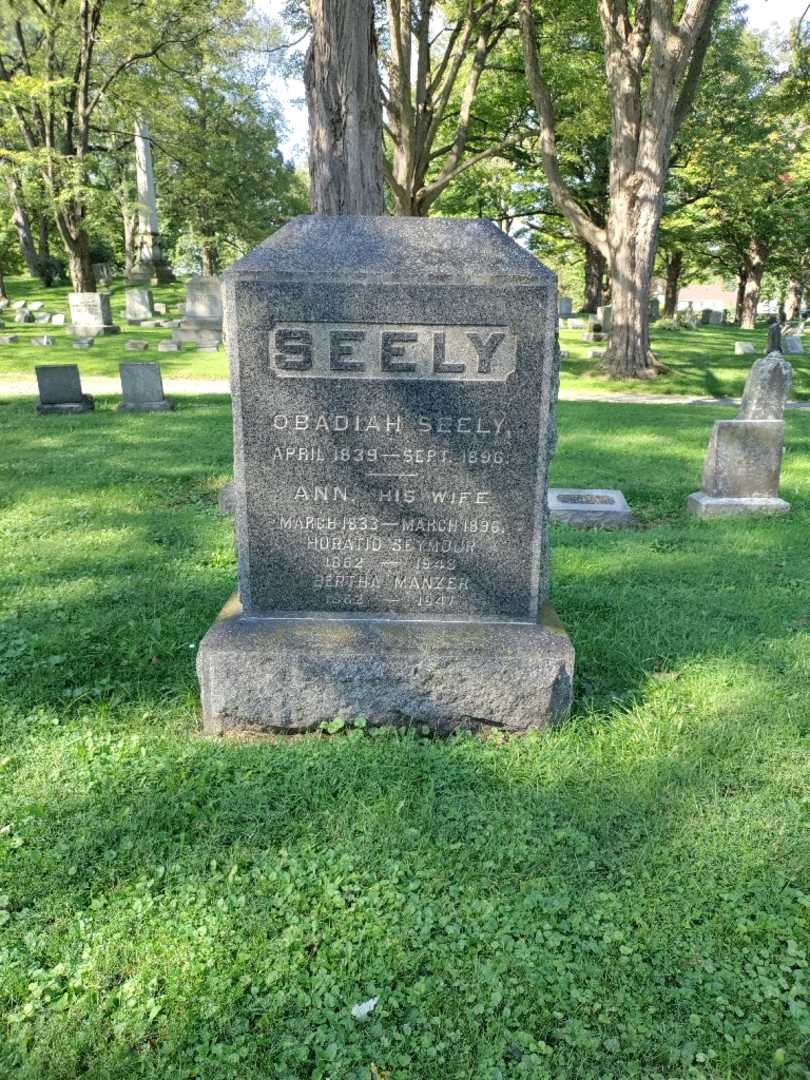 Obadiah Seely's grave. Photo 2