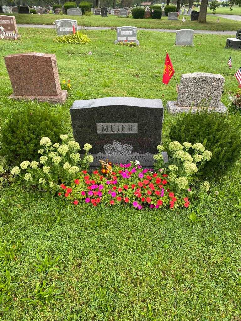 Alois Meier's grave. Photo 2