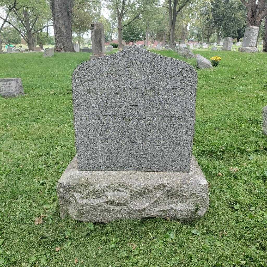 Nathan C. Miller's grave. Photo 3