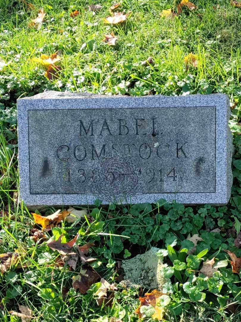 Mabel I. Comstock's grave. Photo 3