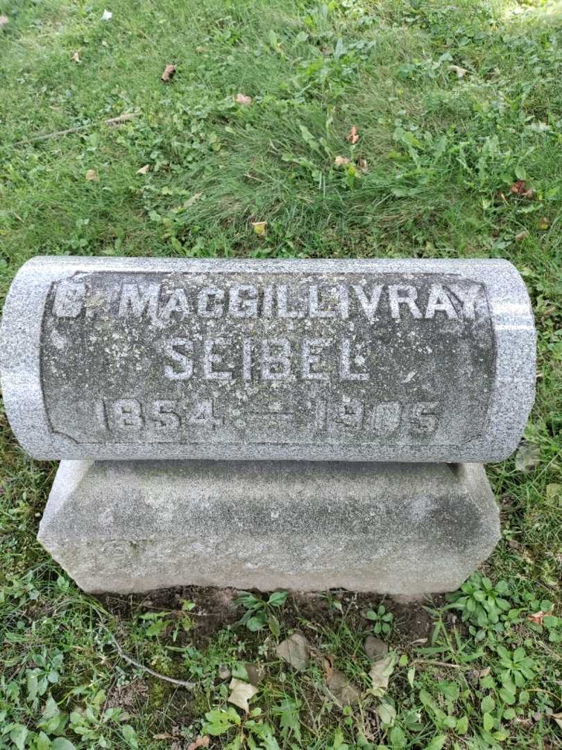 Christie Macgillivray Seibel's grave. Photo 3