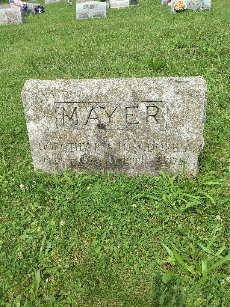 Dorothy R. Mayer's grave. Photo 3