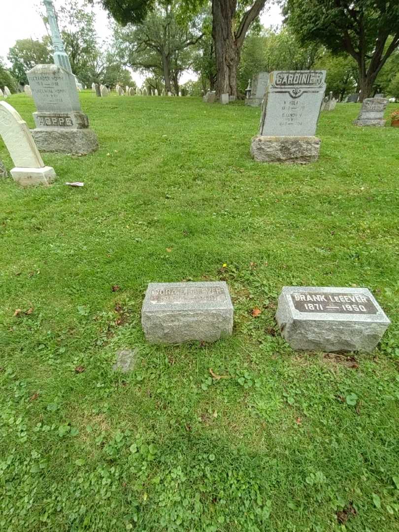 Cora E. Lefever's grave. Photo 1