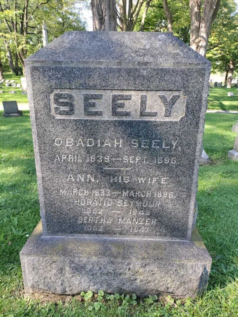Obadiah Seely's grave. Photo 3