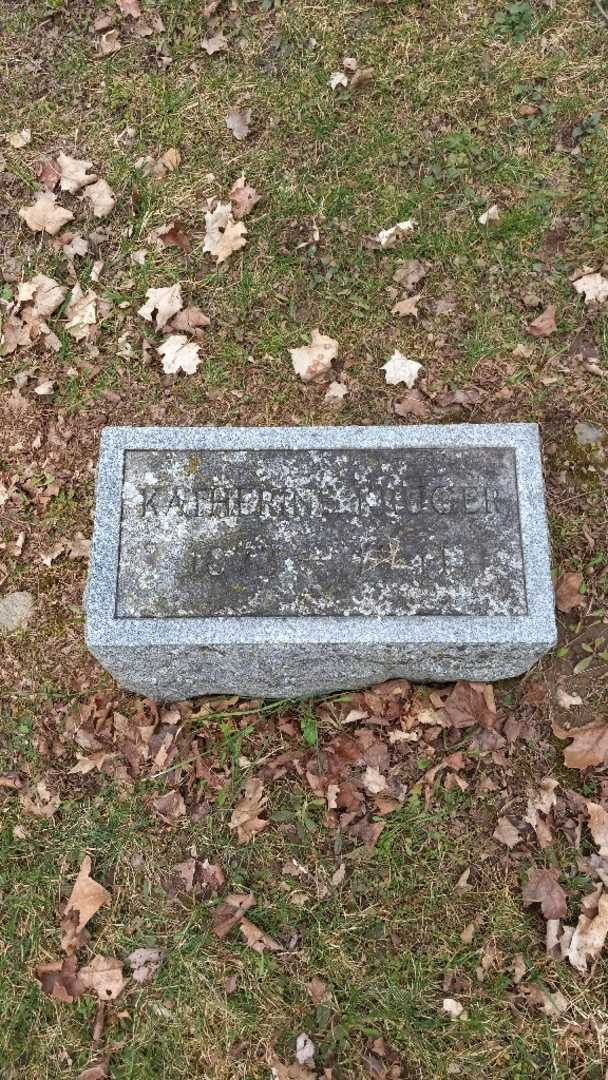 Katherine Fix Kruger's grave. Photo 3