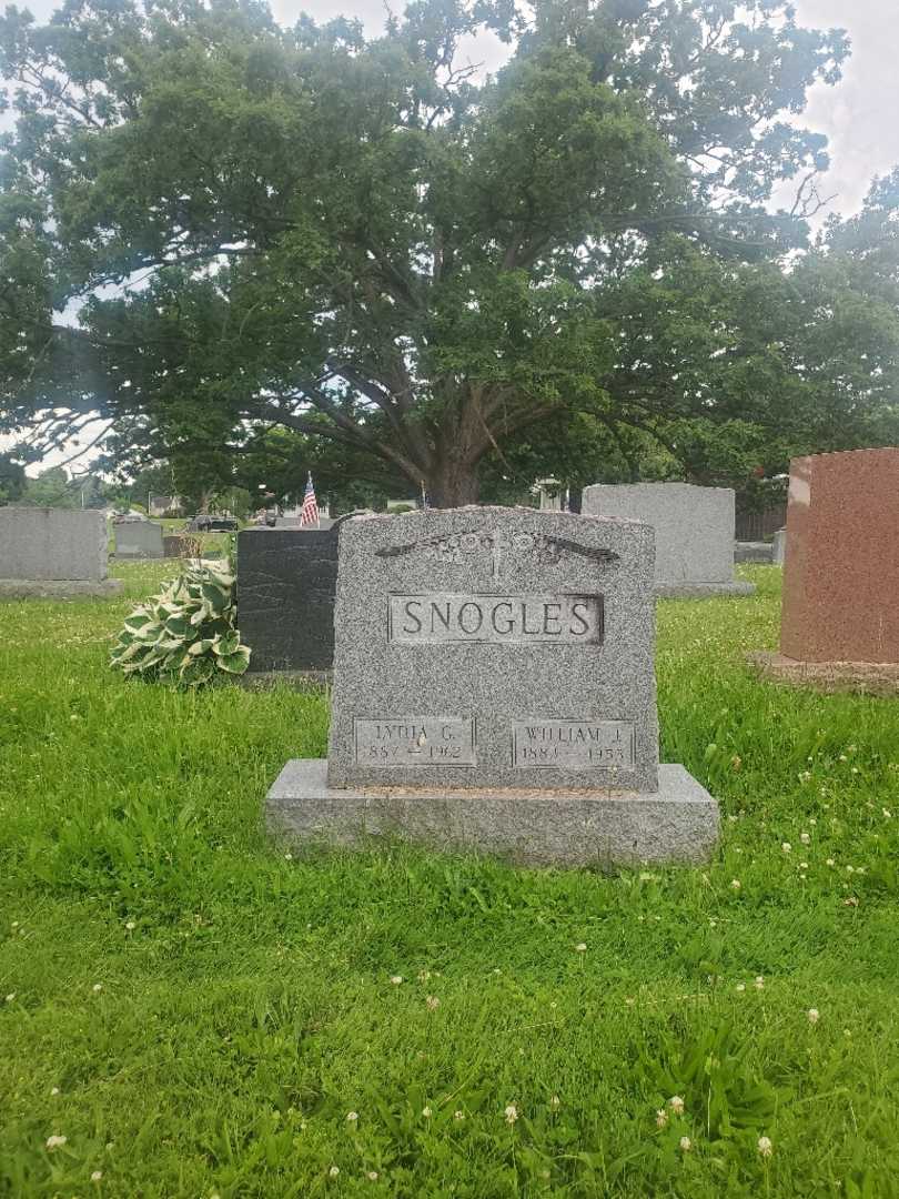 William J. Snogles's grave. Photo 2