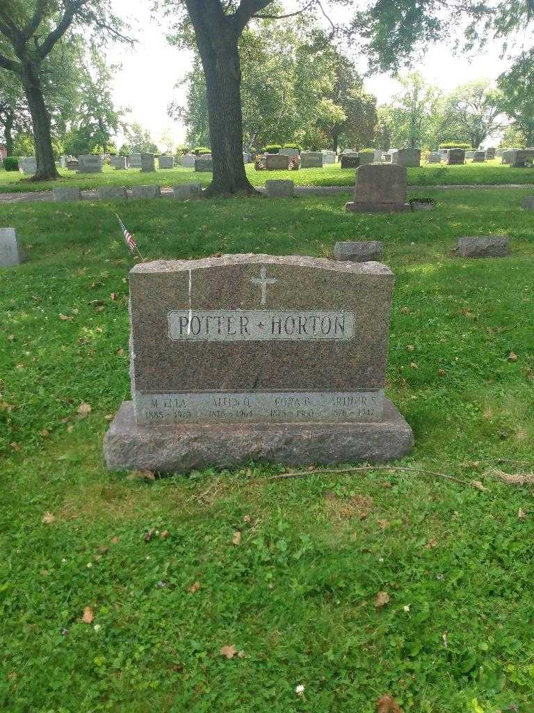 Allen O. Potter's grave. Photo 3