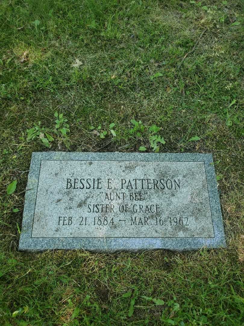 Bessie E. "Aunt Bee" Patterson's grave. Photo 3