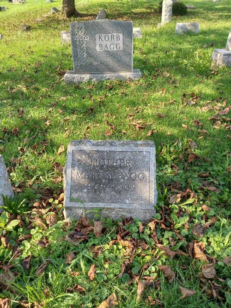 Mary M. Bagg's grave. Photo 1