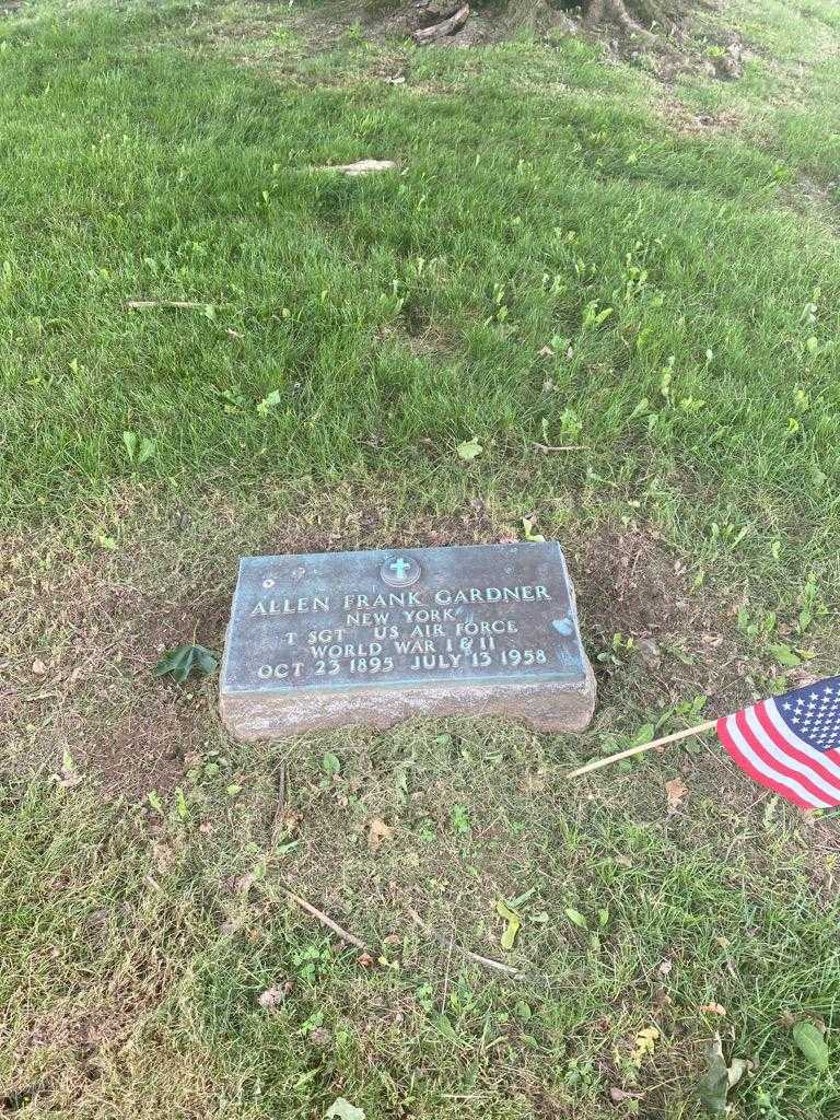 Allen Frank Gardner's grave. Photo 2