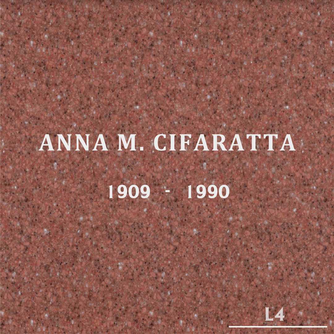 Anna M. Cifaratta's grave