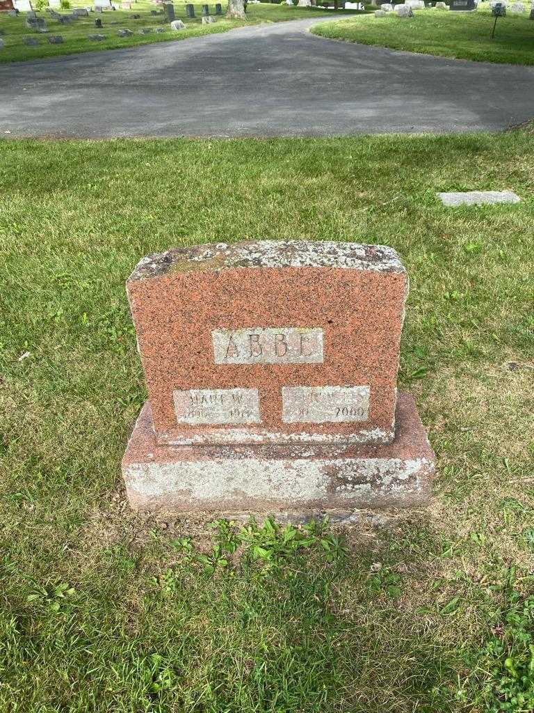 Hart Worker Abbe's grave. Photo 3