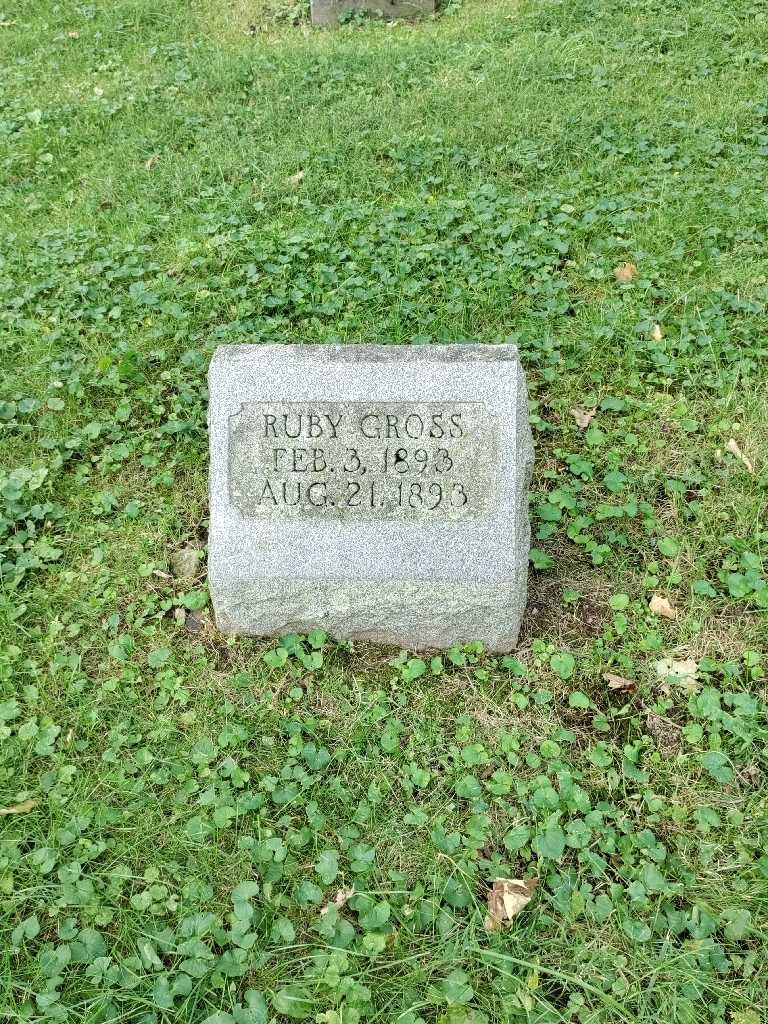 Ruby M. Gross's grave. Photo 2